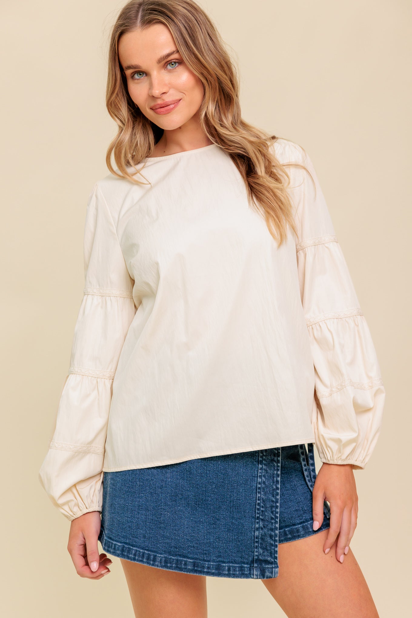 WAVERLY MILLS WOVEN TOP Flying Tomato